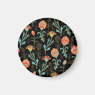 Nahtlose orientalische Flora Elegante Magnet