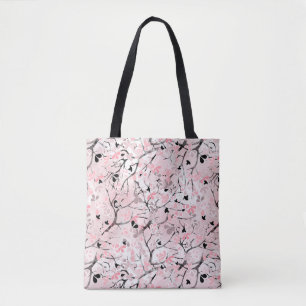 Nahtlose pastellfarbene Blume Rosa blütenrote Blät
