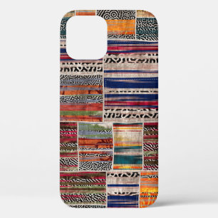 Nahtlose Patchwork-Collage-Mix-Quiltmuster-Druck Case-Mate iPhone Hülle