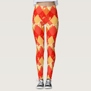 Nahtlose Patchwork-Patchwork-Patchwork-Muster-Geom Leggings