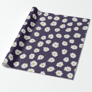 Nahtlose Pflanze. Kleine niedliche Blume von Dais Geschenkpapier