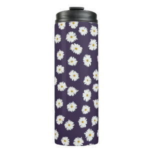 Nahtlose Pflanze. Kleine niedliche Blume von Dais Thermosbecher