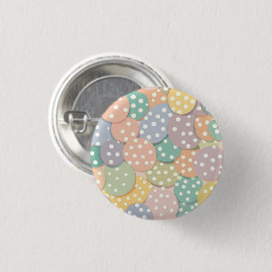 Nahtlose Polka Dot Muster in Pastellfarben Button