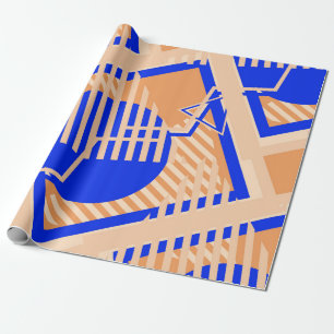 Nahtlose Pop Art Muster. Abstrakte Farbtextur w Geschenkpapier