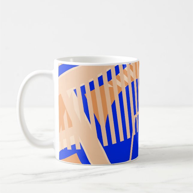 Nahtlose Pop Art Muster. Abstrakte Farbtextur w Kaffeetasse (Links)