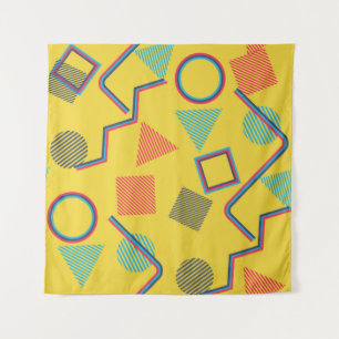Nahtlose Pop Art Muster. Abstrakte Textur Wandteppich
