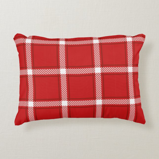 Nahtlose quadratische abstrakte Musterkonstruktion Dekokissen (Vorderseite)