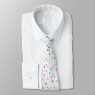 Nahtlose Retro-Farben Design Kreise Polka Punkte p Krawatte