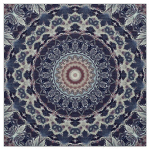 Nahtlose runde Mandala-Muster arabisch k Stoff