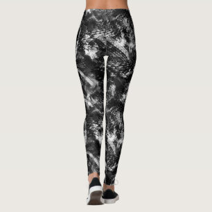 Nahtlose Schlange Reptil Eidechsenleder Leggings