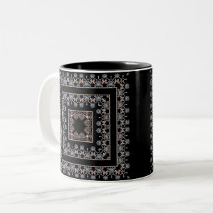 Nahtlose Schmuckperlen Kristalle Glitter Glanz Pai Zweifarbige Tasse