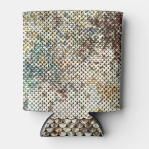 Nahtlose Sequins Textur: funkelnder Hintergrund. Dosenkühler