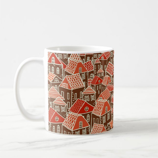 Nahtlose Stadtstruktur Kaffeetasse (Links)