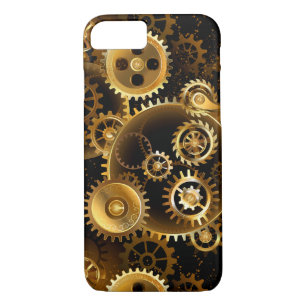 Nahtlose Steampunk-Messinggeräte Case-Mate iPhone Hülle