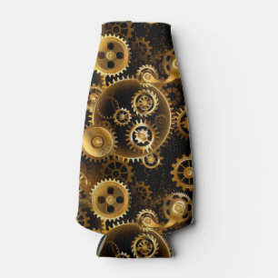 Nahtlose Steampunk-Messinggeräte Flaschenkühler