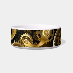 Nahtlose Steampunk-Messinggeräte Napf