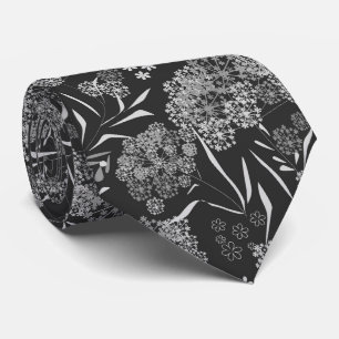 Nahtlose süße kleine Blumen Blumenmuster navy vi Krawatte