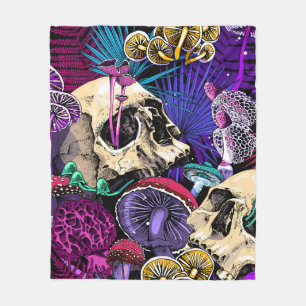 Nahtlose Tapete-Muster. Bright Magic Psychedel Fleecedecke