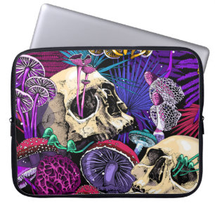 Nahtlose Tapete-Muster. Bright Magic Psychedel Laptopschutzhülle