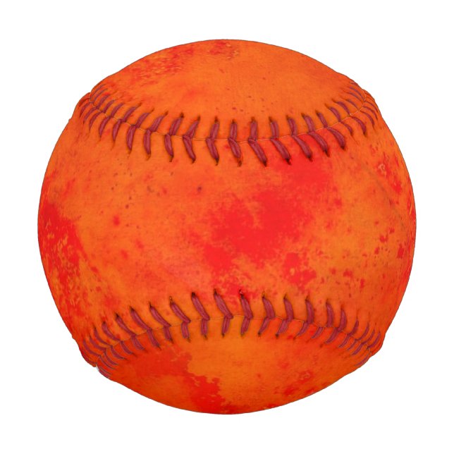 Nahtlose Textur Hintergrund Abstrakt Orange und Baseball (Vorderseite)