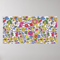 Nahtlose Textur mit Blume und Leaf. Floral Pat