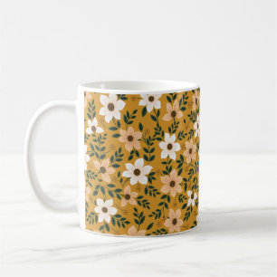 nahtlose traditionelle Blume Kaffeetasse