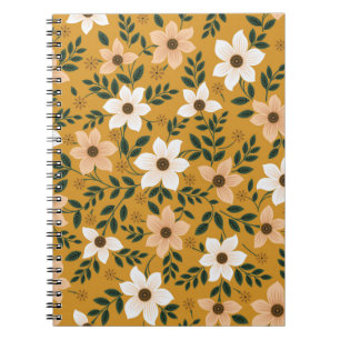 nahtlose traditionelle Blume Notizblock