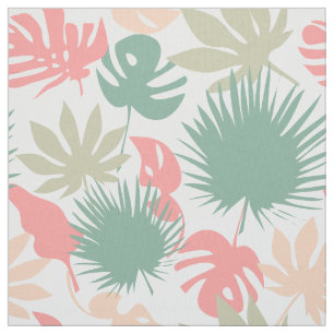 Nahtlose tropische Blätter Stoff