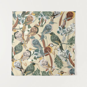 Nahtlose tropische Muster. Drucken mit exotischen Wandteppich