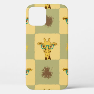 Nahtlose tropische Muster mit Giraffe und Palme Case-Mate iPhone Hülle