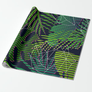 Nahtlose tropische Muster mit tropischen Pflanze. Geschenkpapier