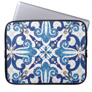 Nahtlose türkische bunte Muster. Vintage Multico Laptopschutzhülle
