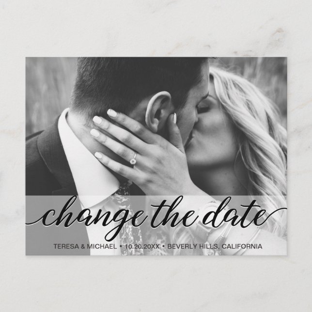 Nahtlose Verschiebung führt unsere Personalisierte Postkarte (Vorderseite)