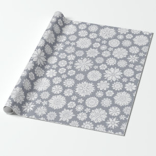 Nahtlose Vintage Blumenmuster, Frühjahr/Sommer ba Geschenkpapier