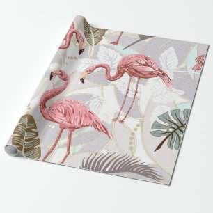 Nahtlose Vintage Blumenmuster mit fl Geschenkpapier
