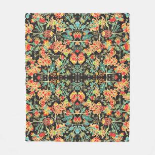Nahtlose Vintage chaotische dekorative abstrakte F Fleecedecke