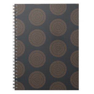 Nahtlose vintage Mandalas. Vintage-Dekorationselem Notizblock