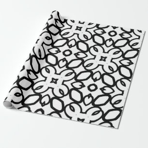 Nahtlose Vintage Muster in geometrischen Ornamente Geschenkpapier