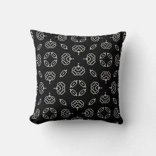 Nahtlose Vintage Muster in geometrischen Ornamente Kissen