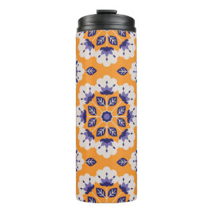 nahtlose Vintage Muster Thermosbecher