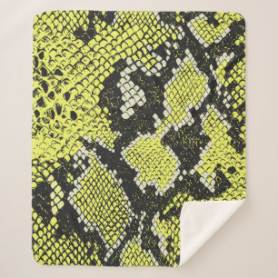 Nahtlose Vintage Schlangenhautmuster von Tieren. S Sherpadecke