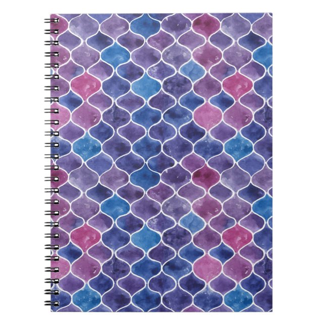 Nahtlose Violette Notizblock (Vorderseite)