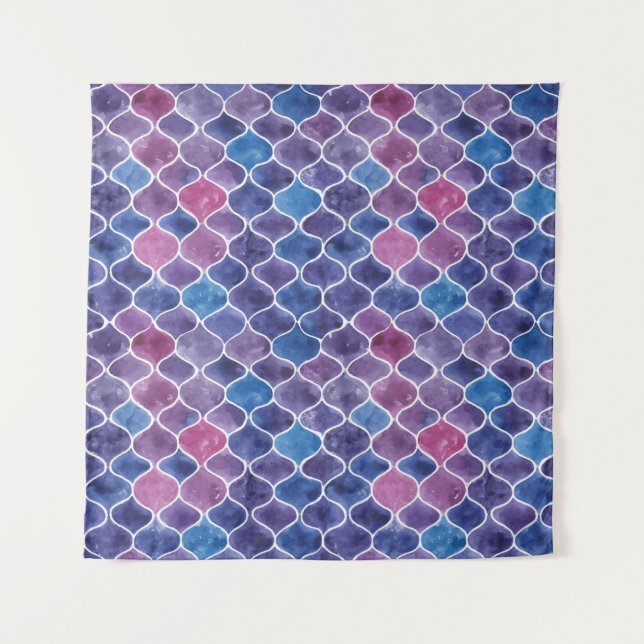 Nahtlose Violette Wandteppich (Vorderseite)