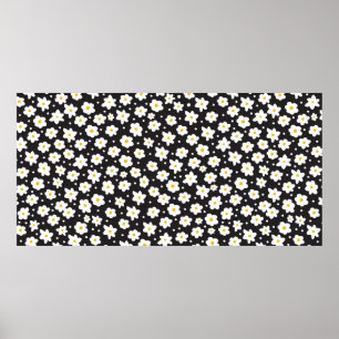 Nahtlose, winzige, Vintage Muster Poster