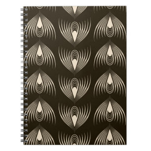 Nahtlose Ziermuster. mehrfarbiges Monochrom Notizblock