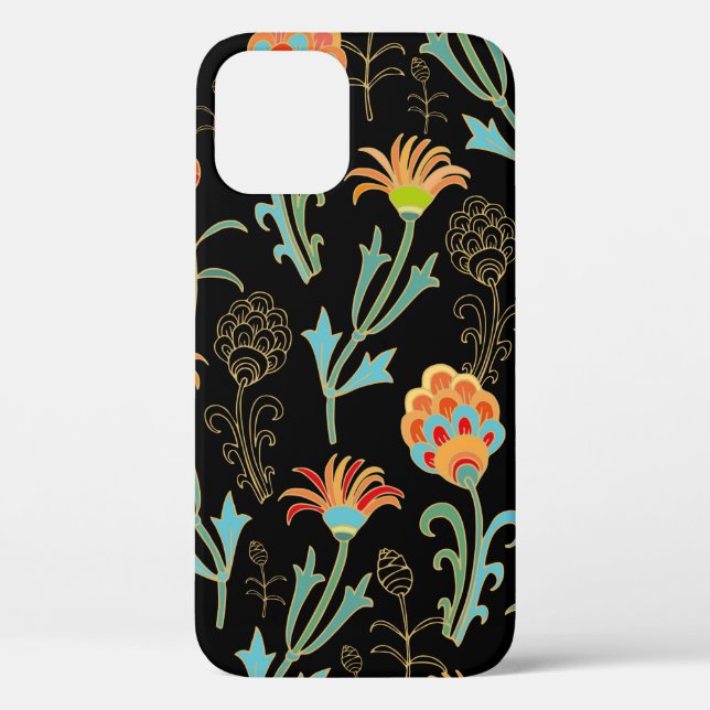 Nahtloser Blumendruck Case-Mate iPhone Hülle (Rückseite)