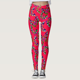 Nahtloser Cartoon niedliche lustige Kinder abstrak Leggings