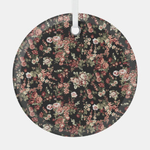 Nahtloser floraler Hintergrund: Blume Muster. Ornament Aus Glas