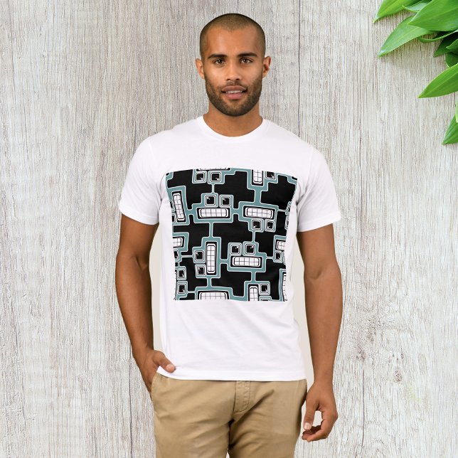 Nahtloser futuristischer Mens-T - Shirt (Von Creator hochgeladen)