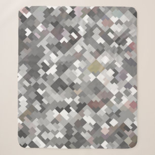 Nahtloser, heller, abstrakter Mosaikgrau Hintergru Sherpadecke